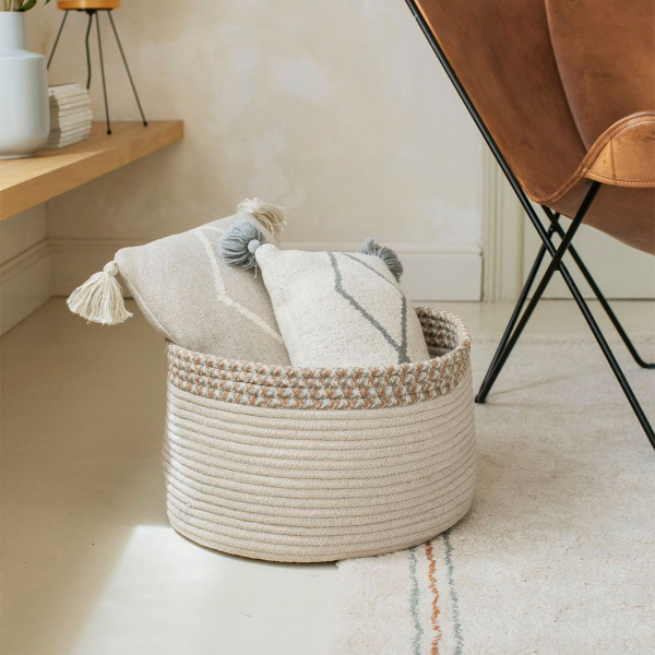 Καλάθι Αποθήκευσης (Φ40x25) Lorena Canals Kilo Toffee