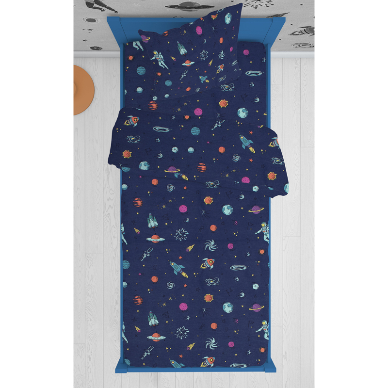 Πάπλωμα Μονό (160x240) Dimcol Space 189 Blue