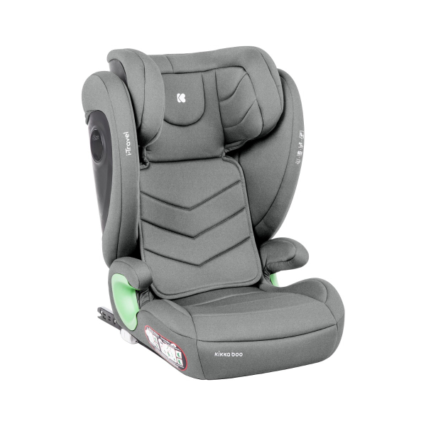 Κάθισμα Αυτοκινήτου + Booster ISOfix (15-36kg/100-150εκ. Ύψος) Kikka Boo i-Size i-Travel Dark Grey