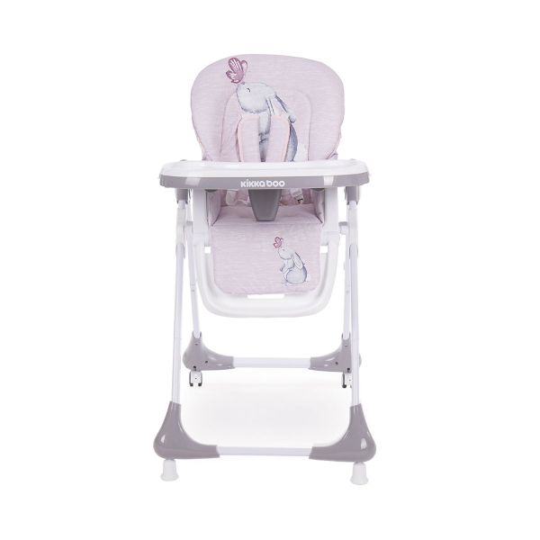 Καρεκλάκι Φαγητού Αναδιπλούμενο (6-36 Μηνών) Kikka Boo Sweet Nature Pink Rabbit