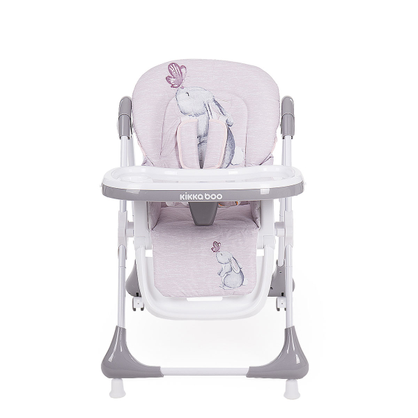 Καρεκλάκι Φαγητού Αναδιπλούμενο (6-36 Μηνών) Kikka Boo Sweet Nature Pink Rabbit