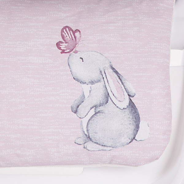 Καρεκλάκι Φαγητού Αναδιπλούμενο (6-36 Μηνών) Kikka Boo Sweet Nature Pink Rabbit