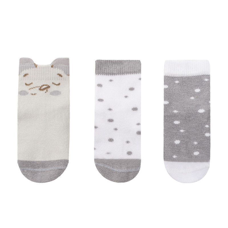 Βρεφικά Καλτσάκια (Σετ 3 Ζεύγη) Kikka Boo Joyful Mice