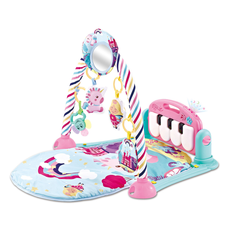 Βρεφικό Γυμναστήριο Kikka Boo Piano Pink Rainbow