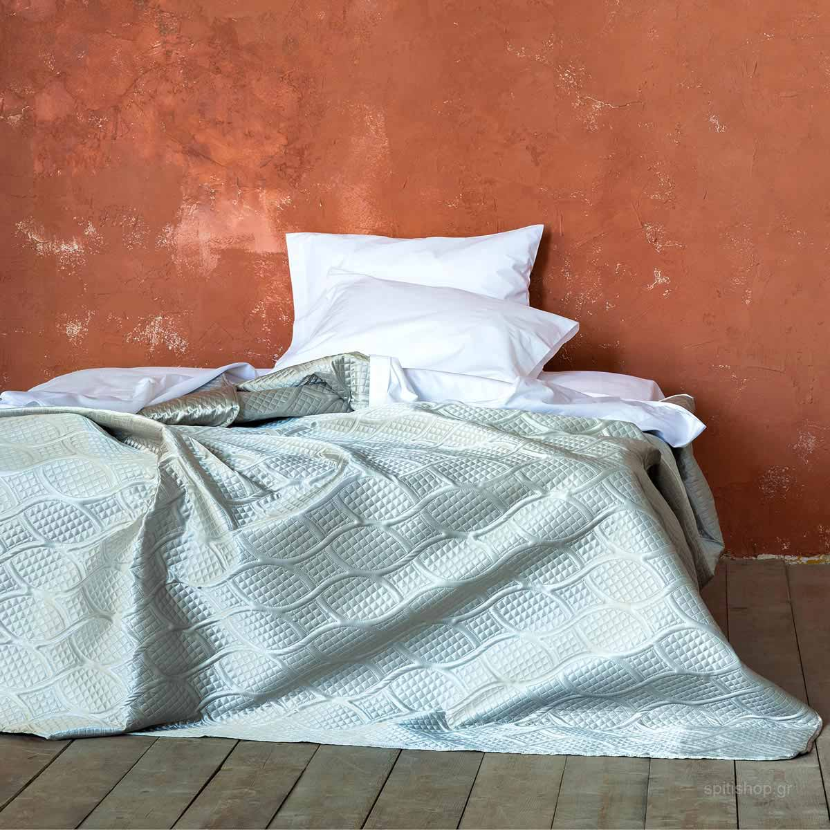 Κουβερλί Υπέρδιπλο (220×240) Nima Bed Linen Argentum 143462