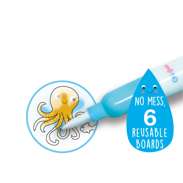 Βιβλίο Ζωγραφικής Με Μαρκαδόρο Νερού Avenir Underwater