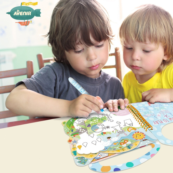 Μπλοκ Ζωγραφικής Με 6 Φύλλα Avenir Dinosaur