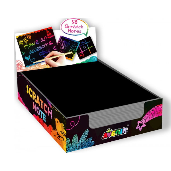 Ζωγραφική Scratch Avenir Scratch Notes