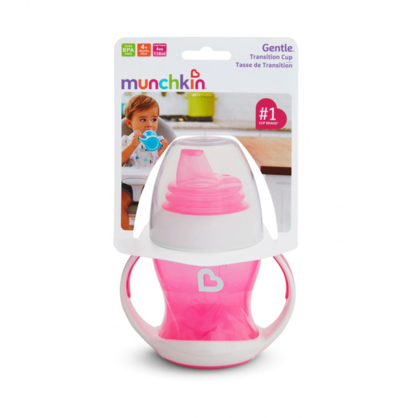 Ποτήρι Εκπαιδευτικό 118ml Munchkin Gentle First Cup Pink