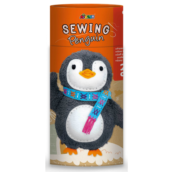 Παιδικό Σετ Ραπτικής Κούκλα DIY (25x22) Avenir Sewing Doll Penguin