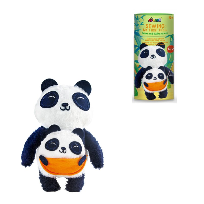 Παιδικό Σετ Ραπτικής Κούκλα DIY (23x18) Avenir Sewing Doll Panda And Baby