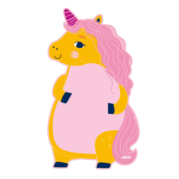 Μαγνητικός Πίνακας Κιμωλίας Με Κιμωλίες Και Αυτοκόλλητα (Σετ) Avenir Unicorn