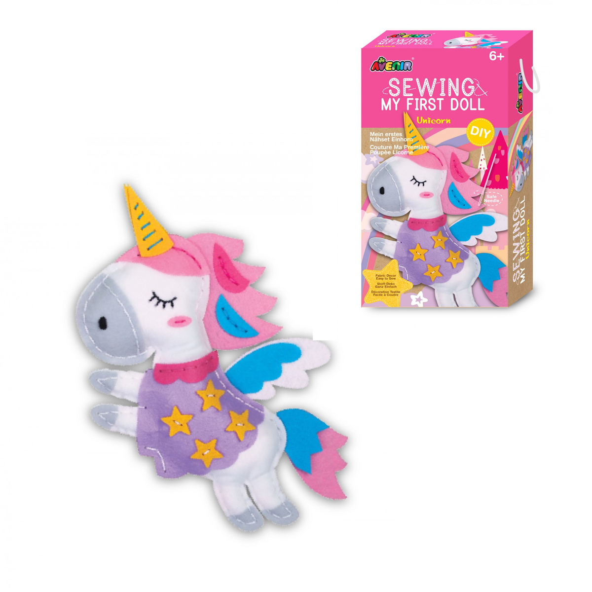 Παιδικό Σετ Ραπτικής Κούκλα DIY (26x18) Avenir Sewing Doll Unicorn