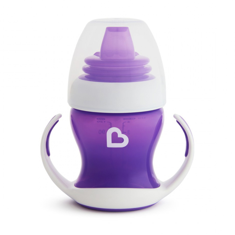 Ποτήρι Εκπαιδευτικό 118ml Munchkin Gentle First Cup Purple