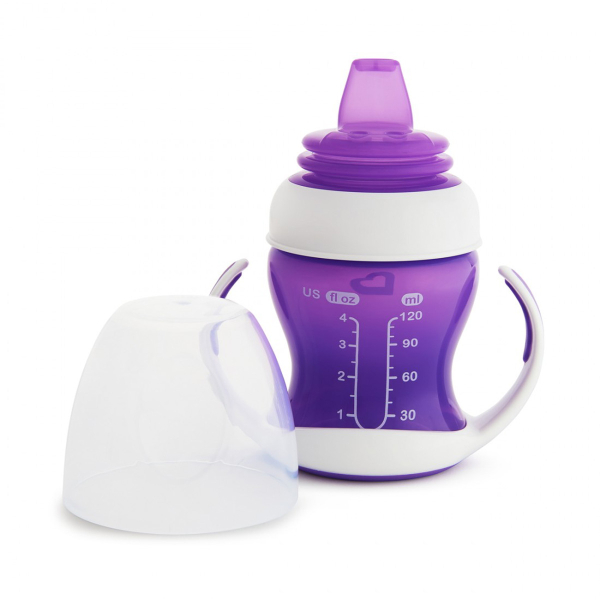 Ποτήρι Εκπαιδευτικό 118ml Munchkin Gentle First Cup Purple