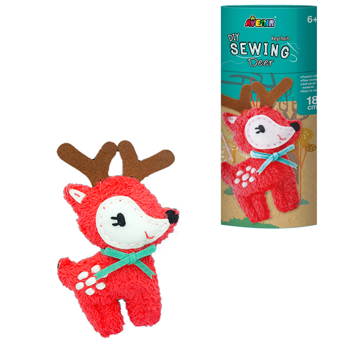 Παιδικό Σετ Ραπτικής Κούκλα DIY (15x13) Avenir Sewing Doll Deer
