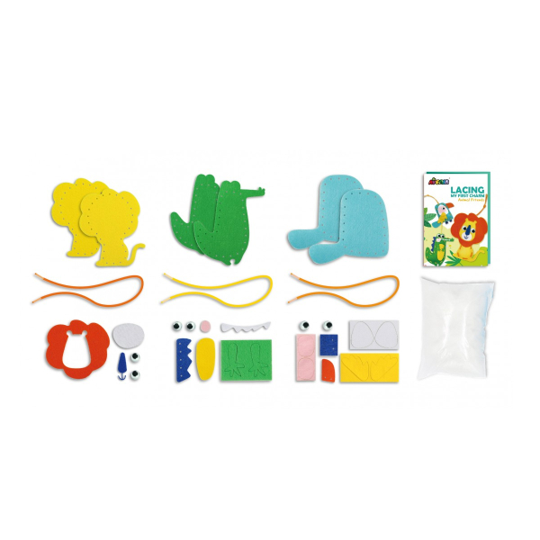 Παιδικό Σετ Ραπτικής Κούκλες DIY Avenir Lacing Animal Friends