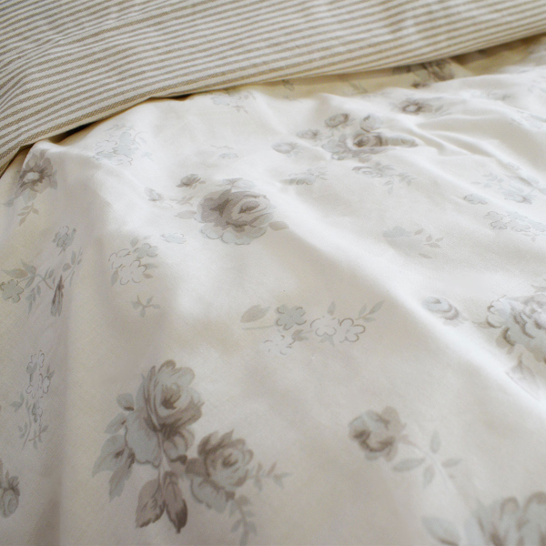 Σεντόνια Μονά (Σετ) Ravelia Fiore Beige