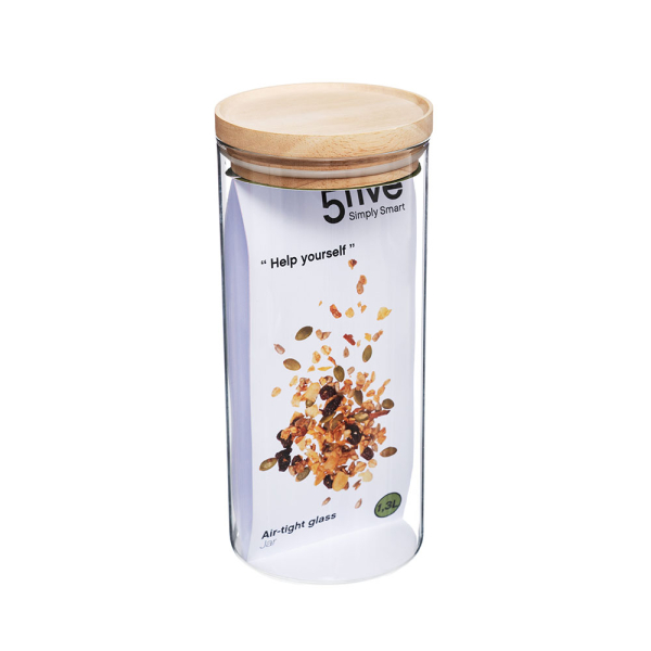 Δοχείο Αποθήκευσης 1.3lt Με Αεροστεγές Κλείσιμο F-V Hermet 135028