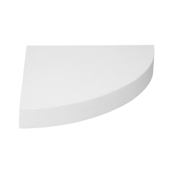 Γωνιακό Ράφι Τοίχου (25x25x3.8) F-V Fixi White 181396B