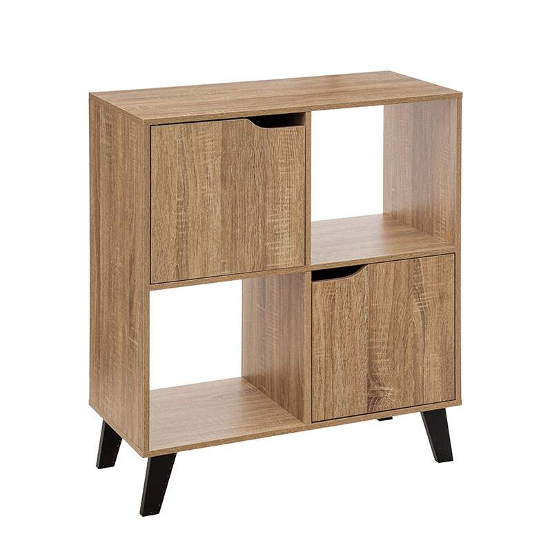 Βιβλιοθήκη Δαπέδου 4 Θέσεων Με Ντουλάπια (67.6x32.5x80) F-V Mix N' Modul Ceda 181383