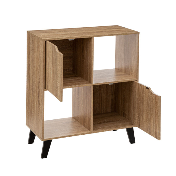 Βιβλιοθήκη Δαπέδου 4 Θέσεων Με Ντουλάπια (67.6x32.5x80) F-V Mix N' Modul Ceda 181383