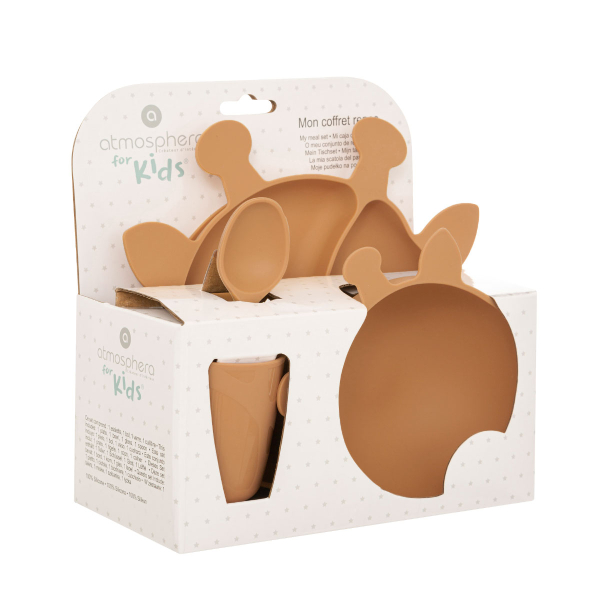 Παιδικό Σετ Φαγητού 4τμχ A-S Giraff 174347B