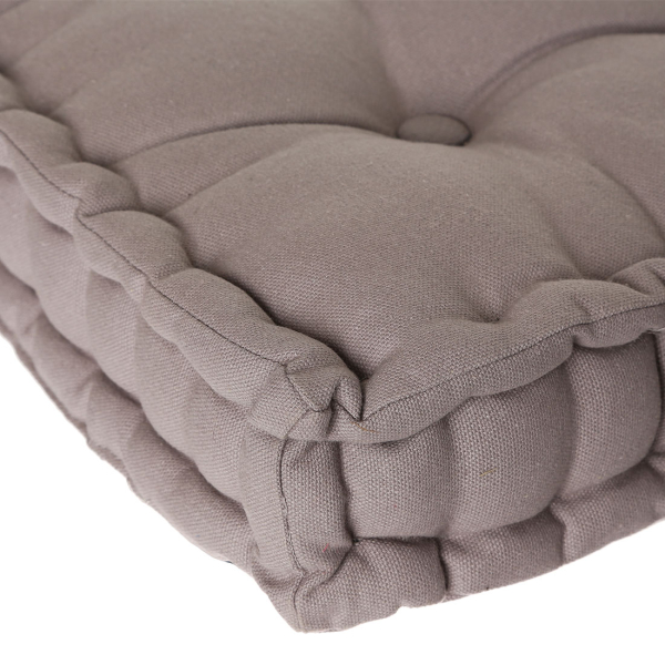 Μαξιλάρα Δαπέδου (40x40x8) A-S Floor Cushion Grey 103852B