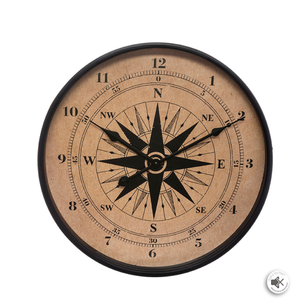Ρολόι Τοίχου (Φ38) Αθόρυβο A-S Loft 169305