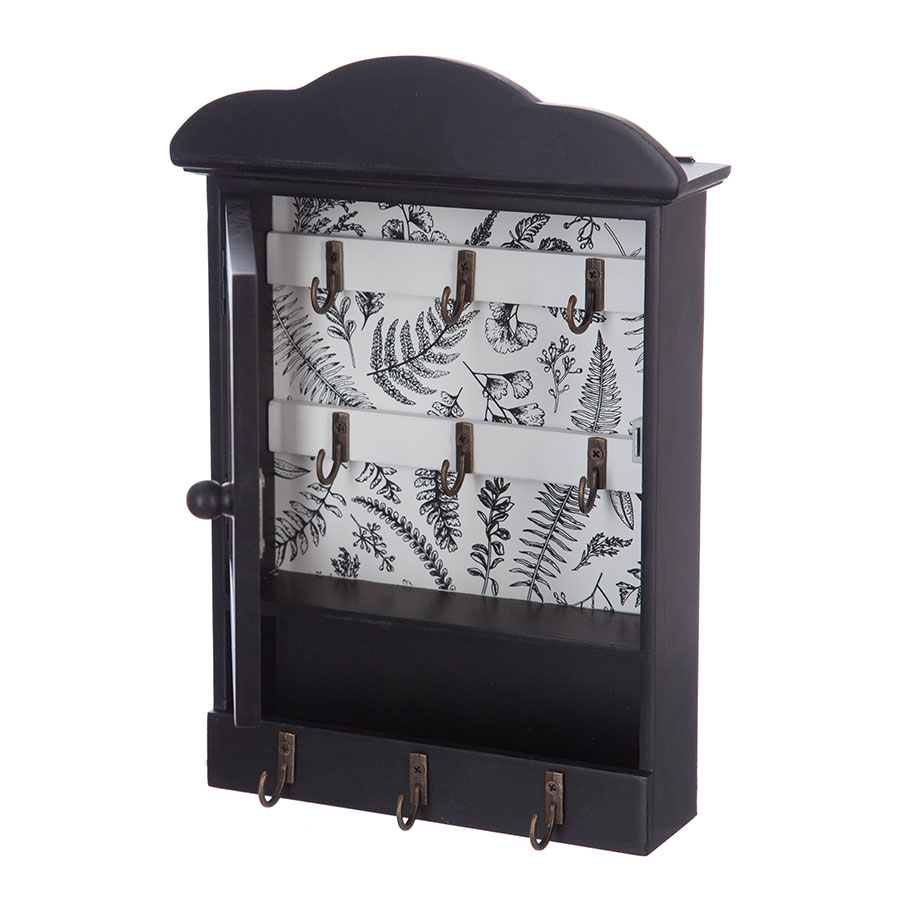 Κλειδοθήκη (20X5 5X28 5) A-S Key Box Black 148438 Home Διακόσμηση Κλειδοθήκες Τοίχου Spitishop