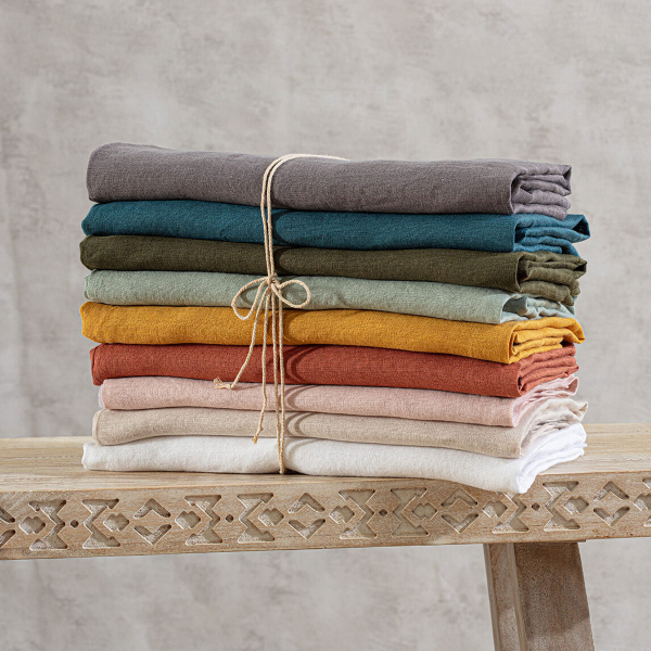 Μαξιλαροθήκη Λινή (50x70) A-S Linah Pink 185300I