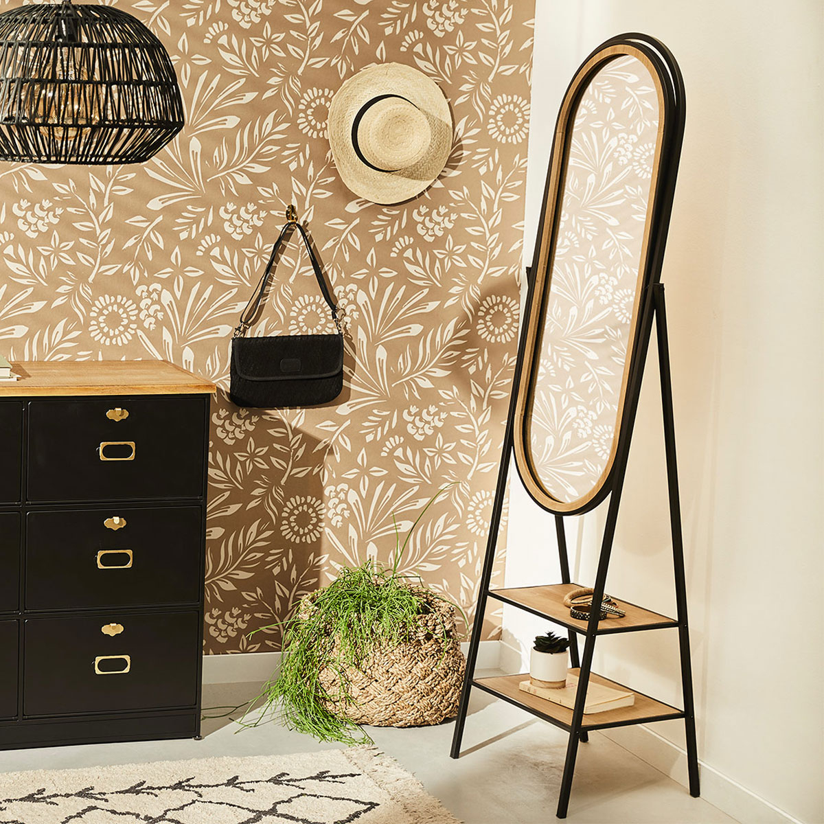 Spitishop Καθρέφτης Δαπέδου (44.5x36x160) A-S Stand Mael 179439