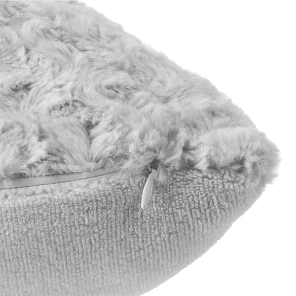 Γούνινο Διακοσμητικό Μαξιλάρι (45x45) A-S Fur Grey 131500B