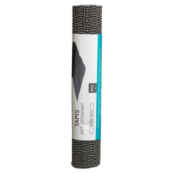 Αντιολισθητική Επιφάνεια Συρταριών/Ντουλαπιών (150x30) F-V Anti Skid Carpet Grey 110055A