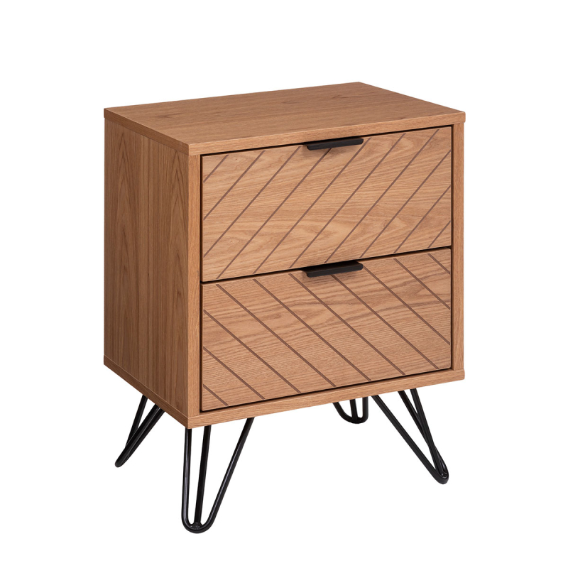 Κομοδίνο Με 2 Συρτάρια (40x30x54) A-S Naomi Bedside 185022