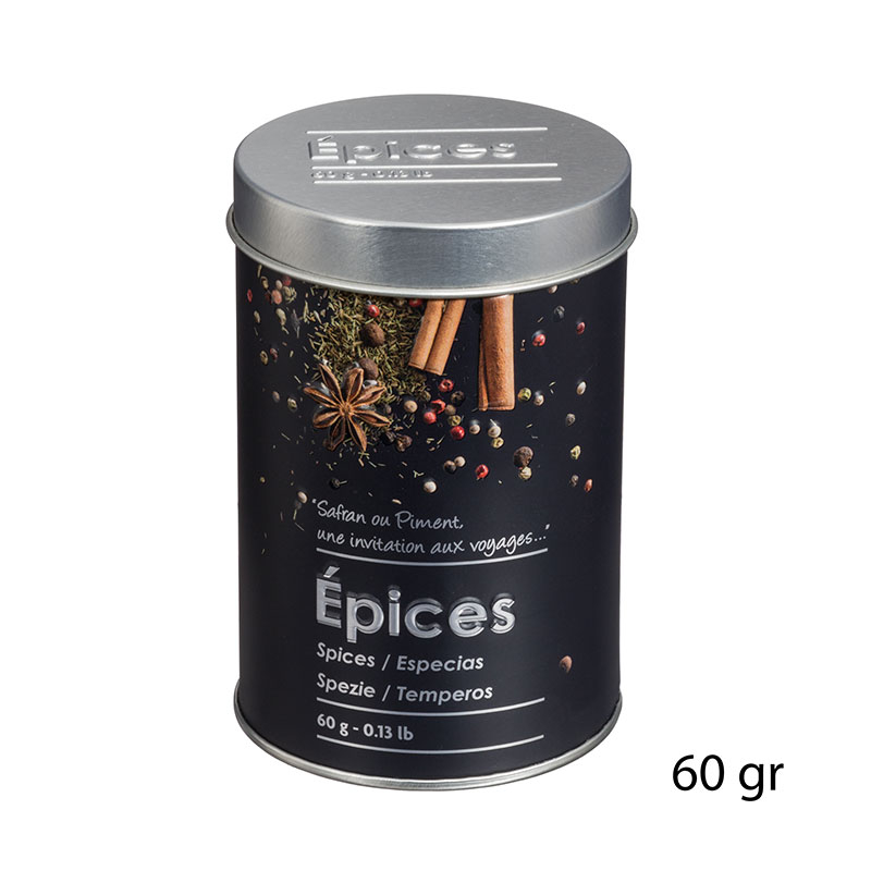 Βάζο Για Μπαχαρικά 60ml F-V Spice Box Black 136301