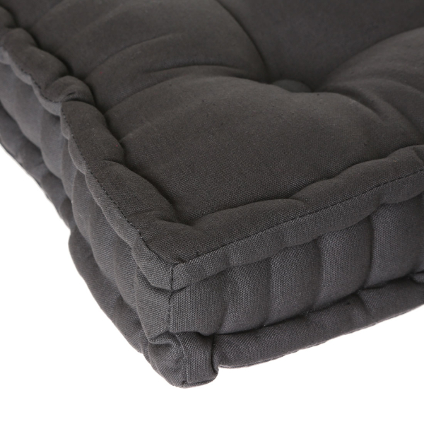 Μαξιλάρα Δαπέδου (40x40x8) A-S Floor Cushion Dark Grey 103852L