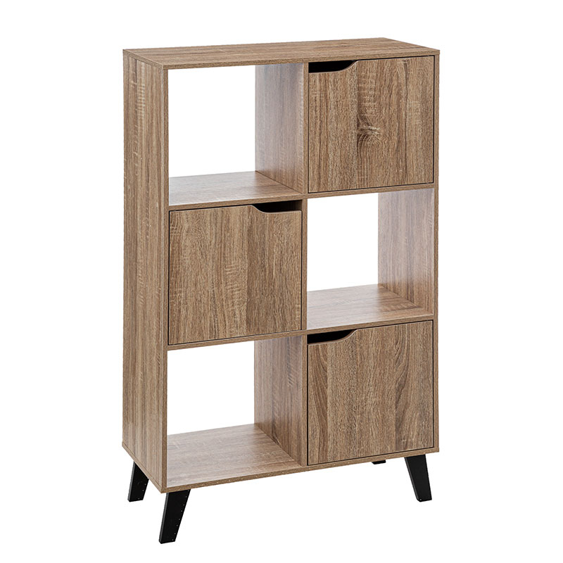 Βιβλιοθήκη Δαπέδου 6 Θέσεων Με Ντουλάπια (67.6x32.5x113.3) F-V Mix N' Modul Ceda 181384