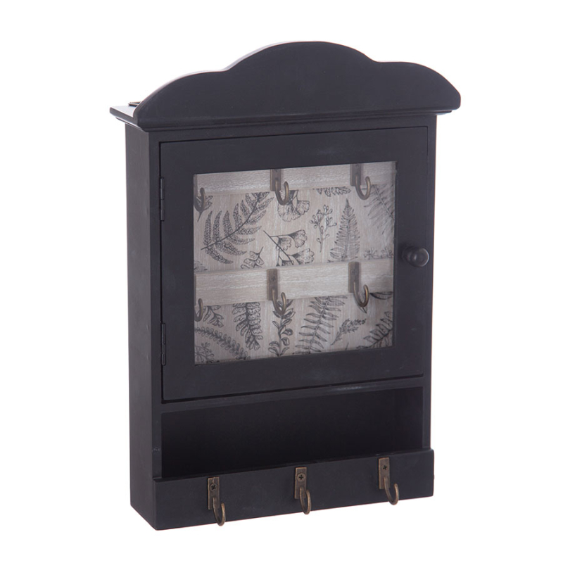 Κλειδοθήκη (20x5.5x28.5) A-S Key Box Vintage Black 148438