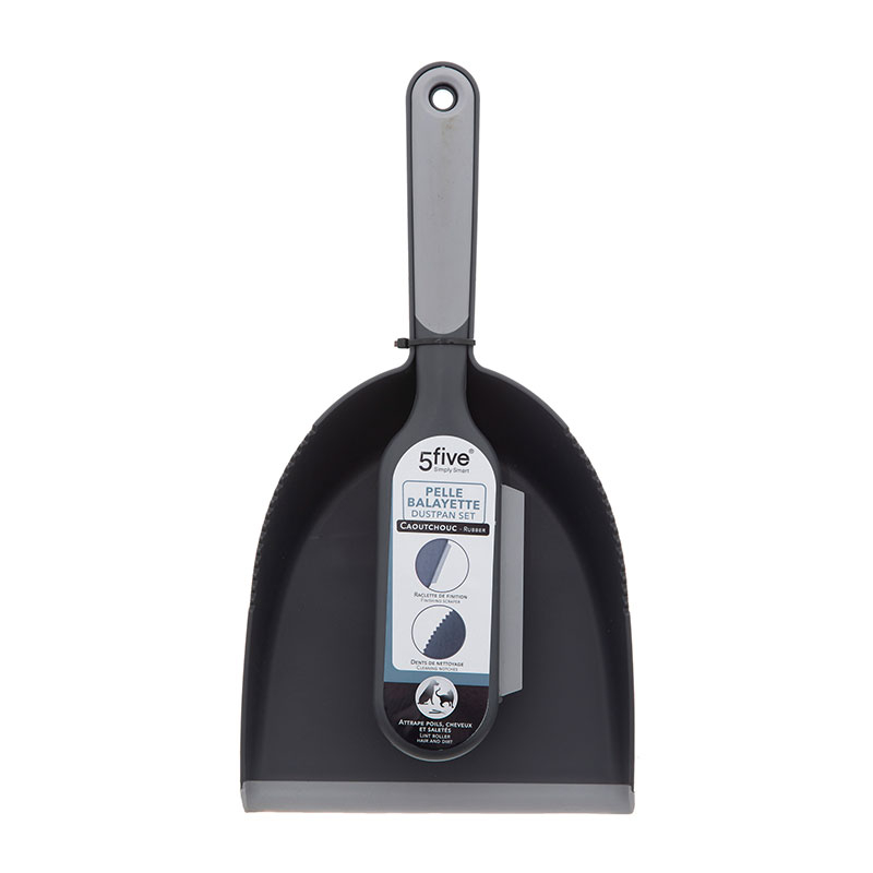 Σκουπάκι Με Φαράσι F-V Dustpan Rubber Grey 164747 φωτογραφία