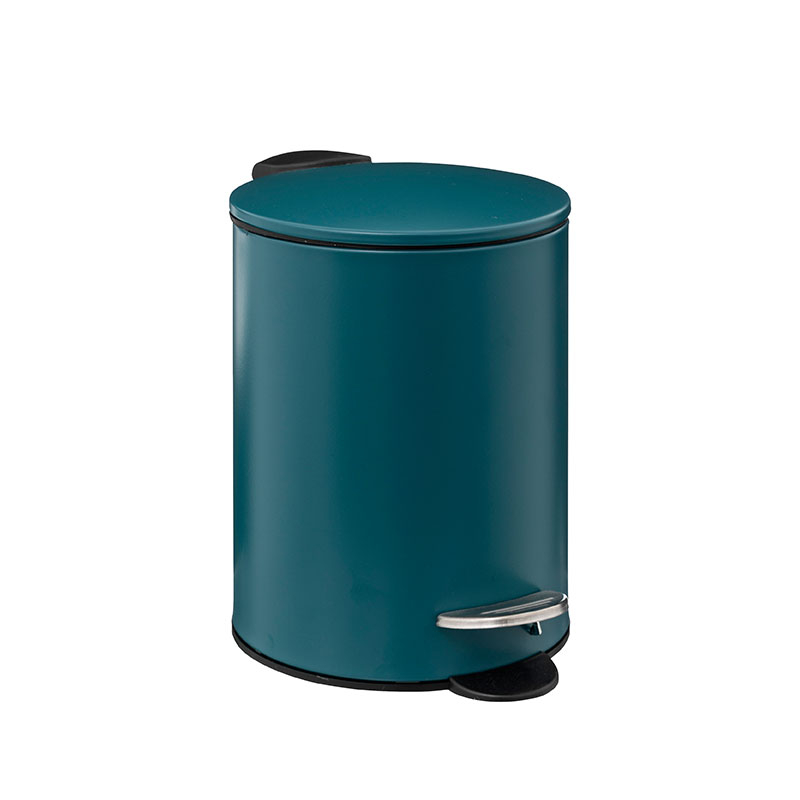Κάδος Απορριμμάτων Μπάνιου (Φ16.7x25.5) F-V 3lt Dustbin Petrole 174528P