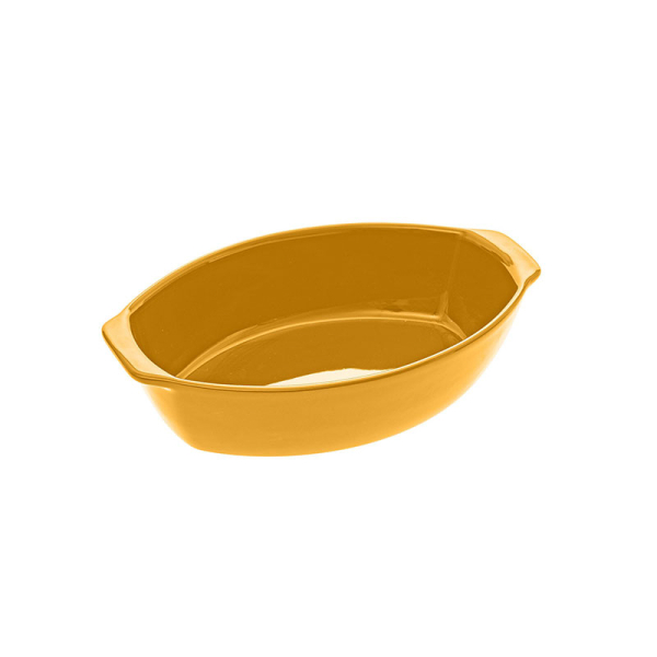 Πυρίμαχο Σκεύος Οβάλ (28x17x6) F-V Oval Dish Yellow 151442B