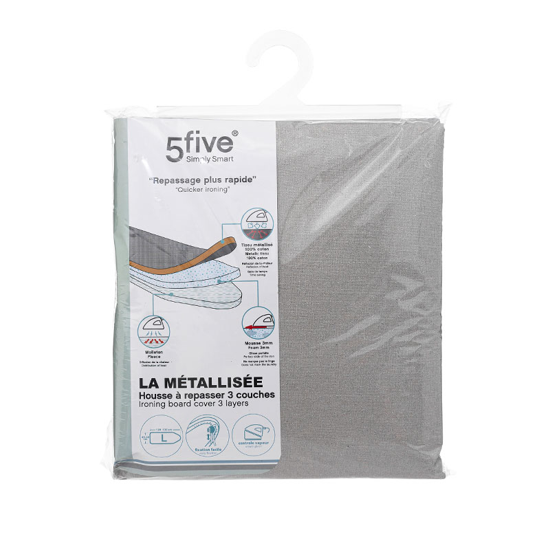 Σιδερόπανο (128-135X48) F-V Metallic L 186114 Home Οργάνωση & Αποθήκευση Πλύσιμο Σιδέρωμα Ρούχων Spitishop