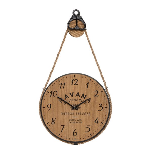 Ρολόι Τοίχου (Φ38) Αθόρυβο A-S Pouli Cuba 179404