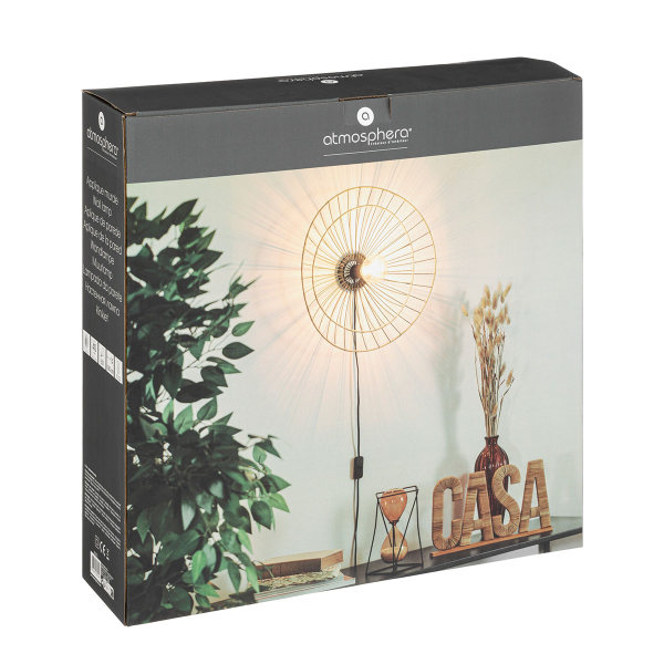 Απλίκα Τοίχου Με Φις Πρίζας A-S Alara 186376