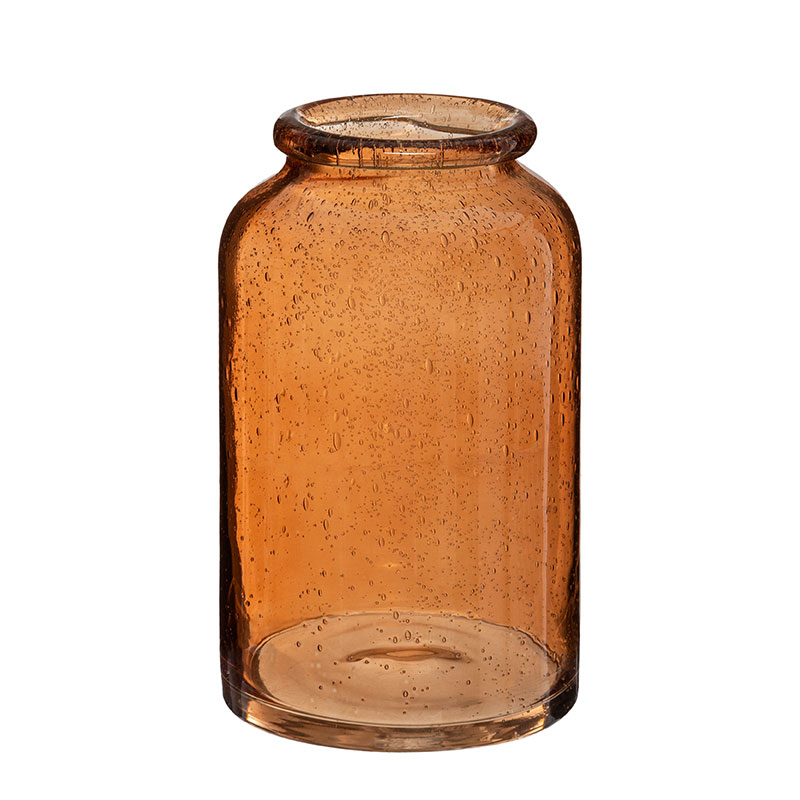 Διακοσμητικό Βάζο (Φ12.7×21.5) A-S Vase Bubbly Caramel 168647