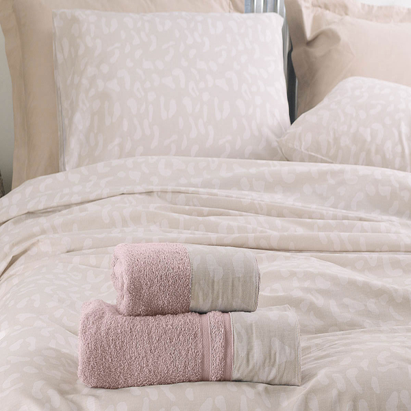 Σεντόνια Μονά (Σετ) Rythmos Diva Oliver Beige