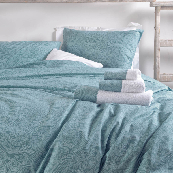 Σεντόνια King Size (Σετ) Rythmos Diva Charisma Turquoise