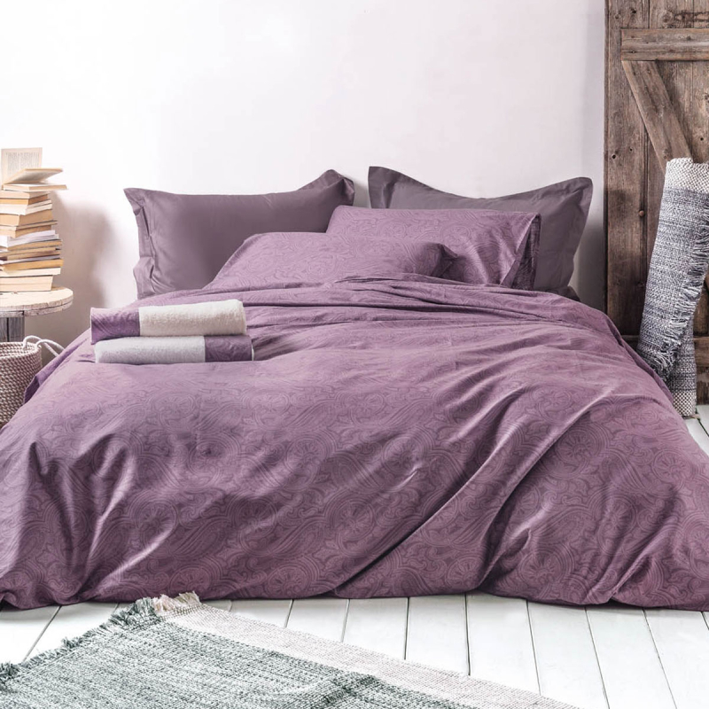 Σεντόνια King Size (Σετ) Rythmos Diva Charisma Purple