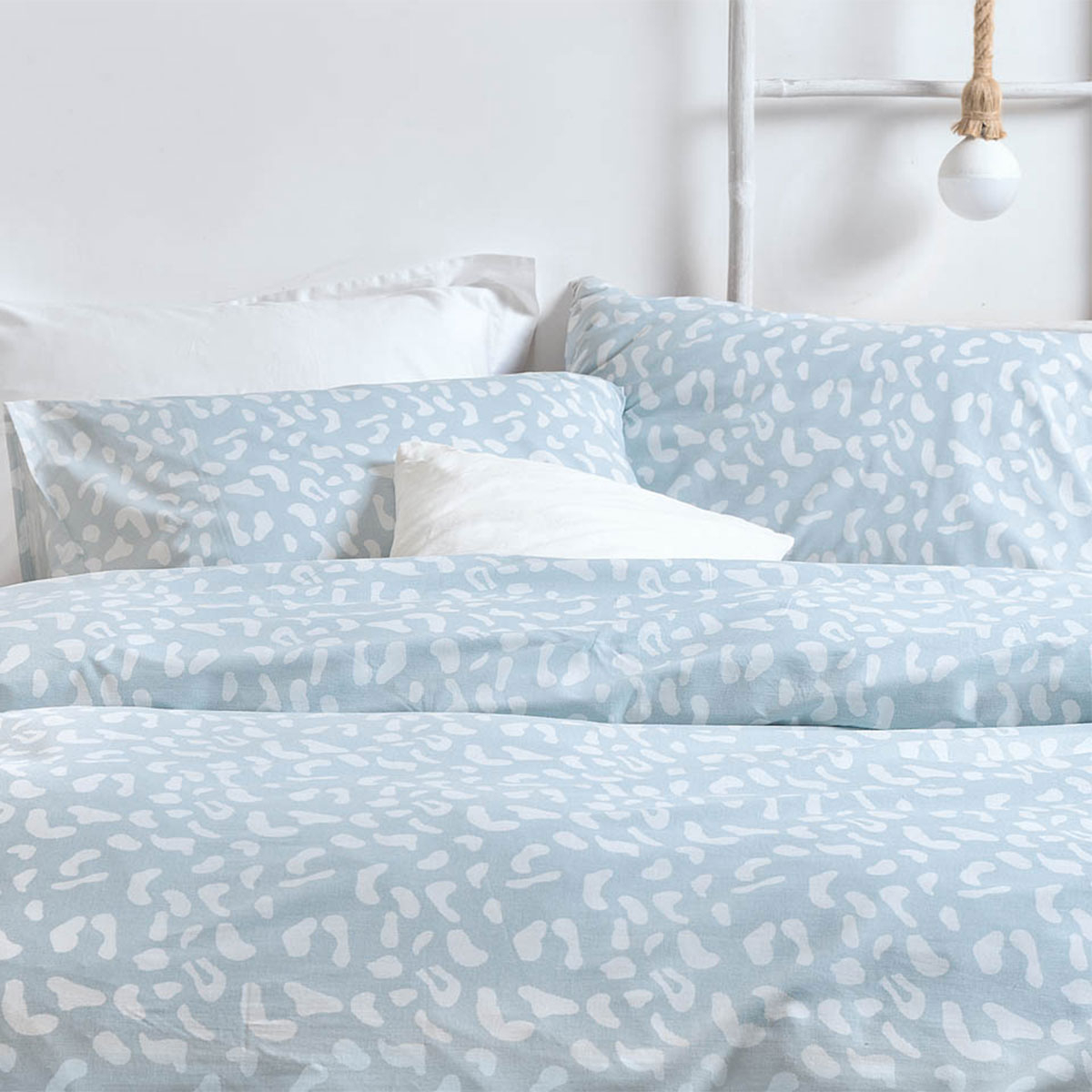 Παπλωματοθήκη Υπέρδιπλη (Σετ 220X250) Rythmos Diva Oliver Blue Home Λευκά Είδη Κρεβατοκάμαρας Παπλωματοθήκες Υπέρδιπλες King Size Spitishop